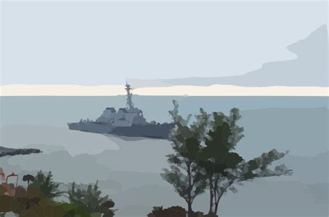 Uss Mitscher Arrives In Ft. Lauderdale Clip Art at Clker.com - vector ...