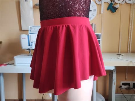 Diy Dance Skirt Sewing Pattern Pdf Asymmetric Ballet Sab