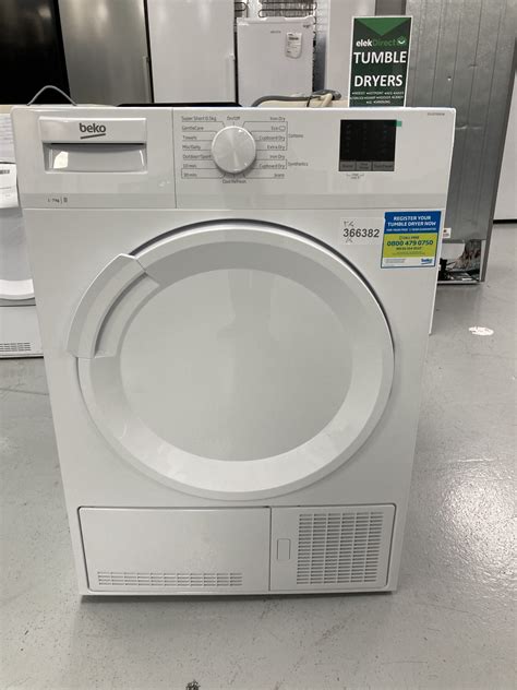 Beko Dtlce W Kg Condenser Tumble Dryer White B Rated