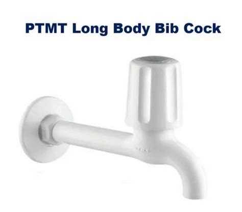 Standard Round Ptmt Bibcock Long Body For Bathroom Fitting Size 15mm