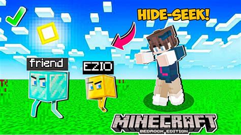 Hide Seek Map For Mcpe Prop Hunt Map Mcpe Youtube