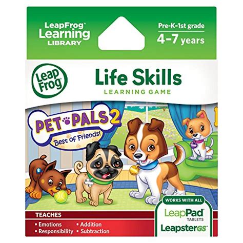 Leapfrog Pet Pals 2 Learning Game Works With Leappad Tablets