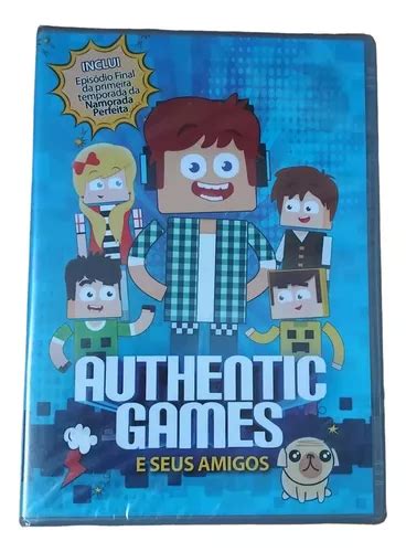 Dvd Authentic Games E Seus Amigos Youtuber Original Lacrado