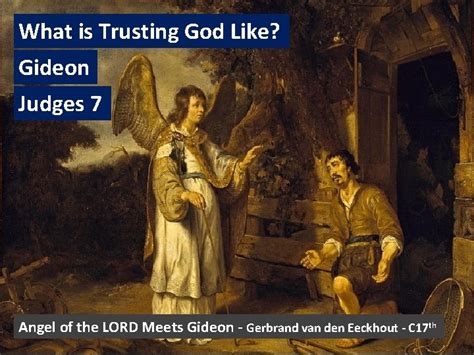 What Is Trusting God Like Gideon Judges