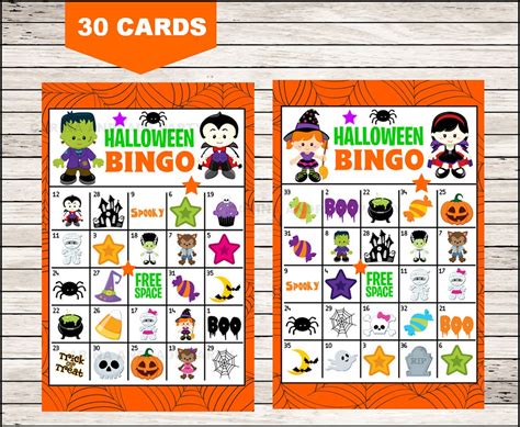 Halloween Printable Bingo