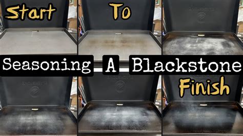 How To Season Your New Blackstone Griddle Take Your Time Youtube