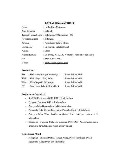 Detail Contoh Cv Anak Smk Koleksi Nomer 28