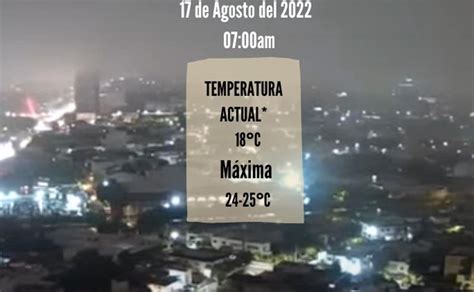 Pron Stico Del Clima En Guadalajara Jalisco Para Hoy De Agosto Del