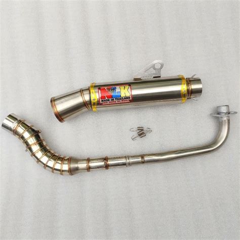 Nlk EKZOS RACING EX5 Exhaust Y15ZR Exhaust Kriss 110 Exhaust Wave 100