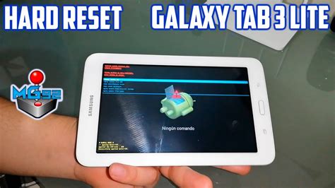 Hard Reset Samsung Galaxy Tab Lite Sm T Desbloquear Patron