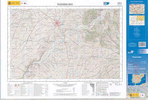 Pozorrubio. Mapa Topográfico Nacional 1:25.000. 2018