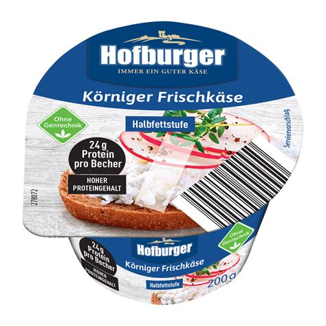 Hofburger Körniger Frischkäse Günstig Bei Aldi Nord