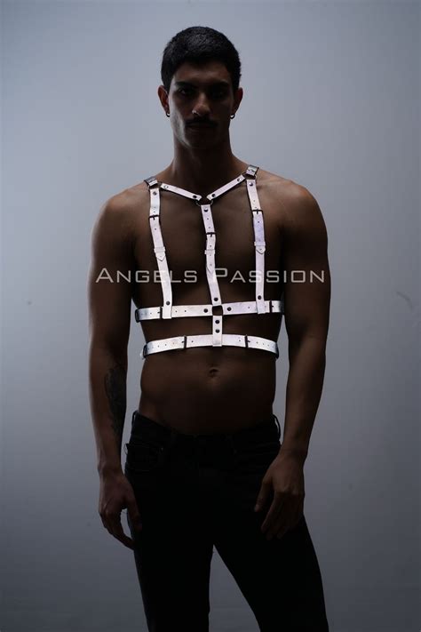 Reflekt Rl Karanl Kta Parlayan G S Harness Clubwear Tarz Erkek