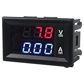 Ihaospace Voltmeter Amperemeter Modul Dsn Vc Mit Led Amazon De