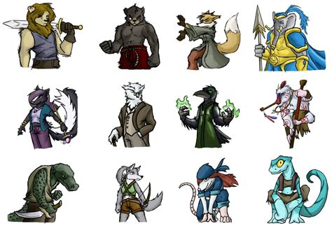 Card game Characters -in color by Dsurion on DeviantArt