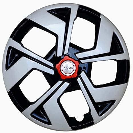 Prigan Wheel Cover For Maruti Wagon R Lxi Inch Black Silver Wheel