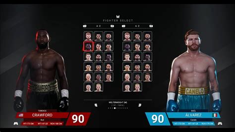 Undisputed Gameplay Footage Terence Crawford Vs Canelo Alvarez