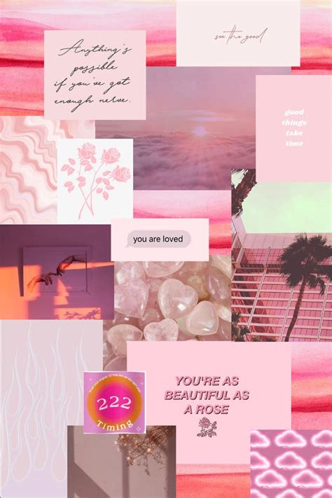 Vision Board 2022 - Light Pink Aesthetic | Pink aesthetic, Pink, Light pink