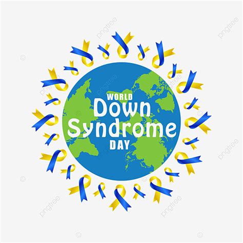 Down Syndrome Ribbon Vector Hd Images World Map Vector Down Syndrome