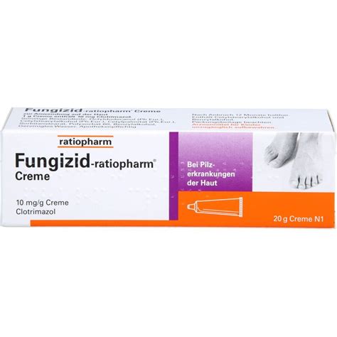 Fungizid Ratiopharm Creme G Pilzerkrankung Hauterkrankungen