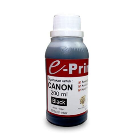 Tinta Canon Hitam 200 Ml Siplah