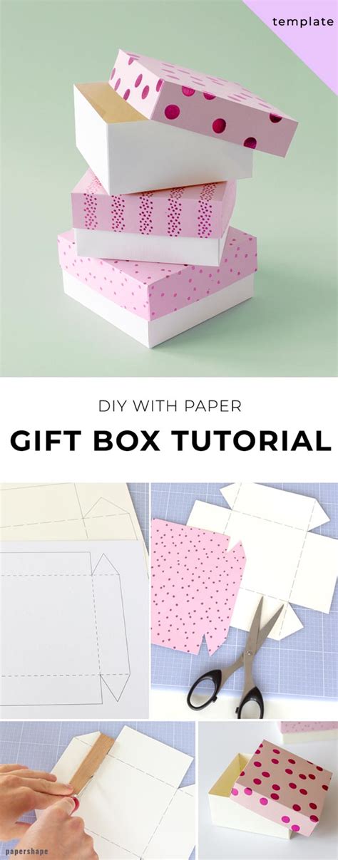 How To Make An Easy And Fast DIY Origami Paper Gift Box Atelier Yuwa