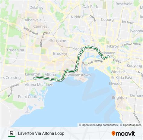 Werribee Route Schedules Stops And Maps Laverton Via Altona Loop