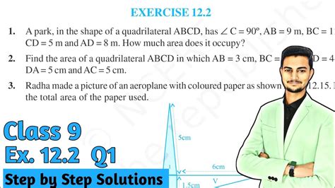 Class 9 Maths Chapter 12 Exercise 12 2 Q1 Heron S Formula NCERT