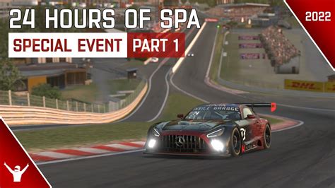 Spa 24hr Special Live Event Part 1 Iracing Youtube