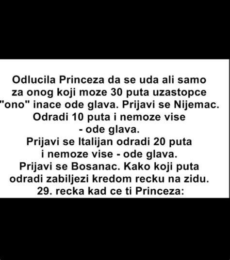 Vic Odlu Ila Princeza Da Se Uda Jota Magazin