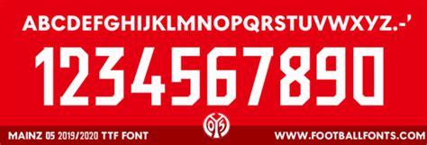 Mainz Football Fonts