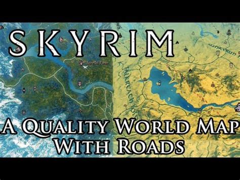 Skyrim Hd Map This mod aims to give you a world map that is fun to look at