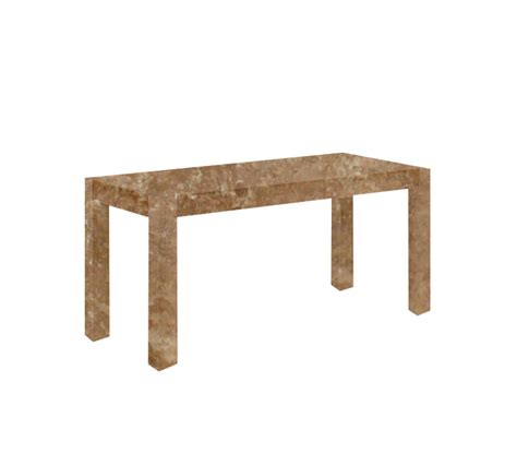 Noce Percopo Travertine Dining Table with Oak Legs