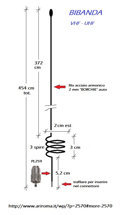 Antenna Bibanda Per Portatili Vhf Uhf Benvenuti Su Officinahf Ham