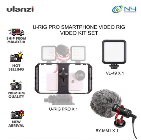 Ulanzi U Rig Pro Smartphone Video Rig Kit Set For Vlogger Videography