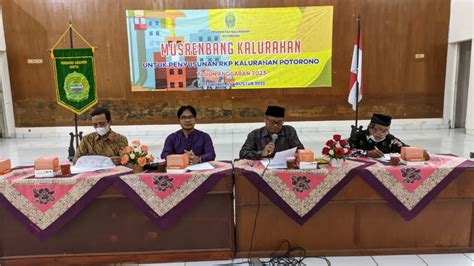 Pemerintah Kalurahan Potorono Gelar Musrenbangkal Rkp Website