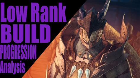 Monster Hunter World Low Rank Character Build Progression And