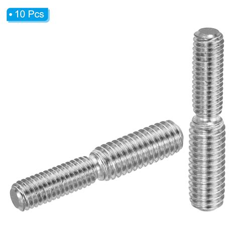 Pcs M X To M X Double End Threaded Stud Screw Bolt Rod Adapter