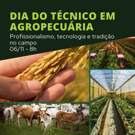 Dia do Técnico em Agropecuária Profissionalismo Tecnologia e Tradição