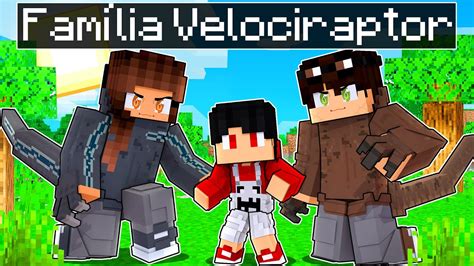 P Dru Foi Adotado Pela Fam Lia Velociraptor No Minecraft Youtube