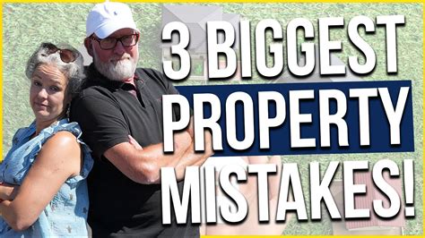 Top Mistakes That You Must Avoid When Property Investing Youtube