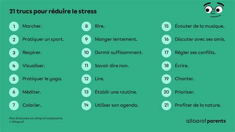 Trucs Et Astuces Pour Réduire Le Stress Alloprof