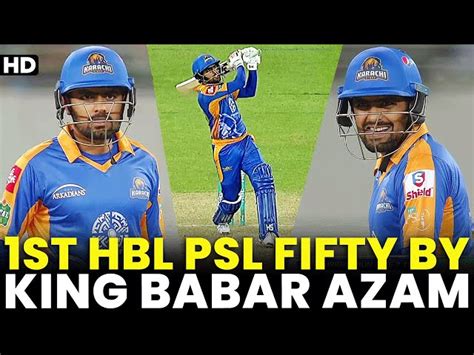 St Hbl Psl Fifty By King Babar Azam Karachi Kings Vs Quetta