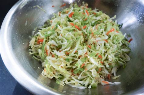 Sweet vinegar slaw - chinese grandma