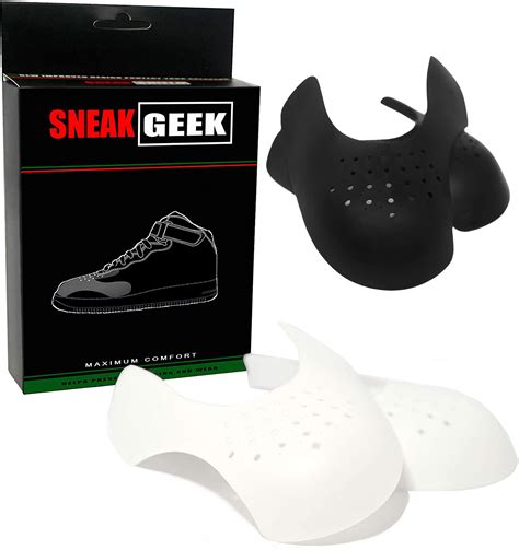 2 Pairs Shoe Crease Protector For Mens Shoes 8 12 Black And White