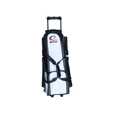 Epic Ball Triple Superior Deluxe White Bowling Bag Epic Bowling