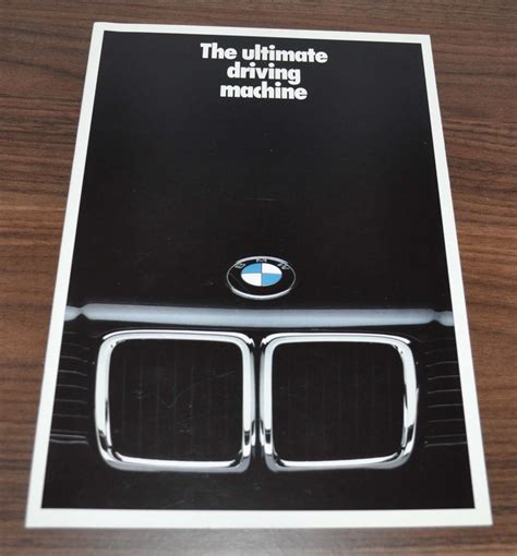 1987 BMW The Ultimate Driving Machine Brochure Prospekt EN USA Edition