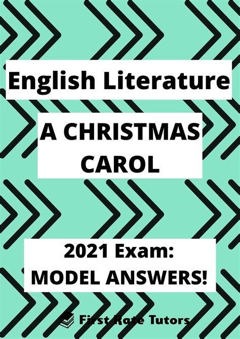 Gcse English Literature Paper 1 A Christmas Carol 2021 Model Answer — First Rate Tutors