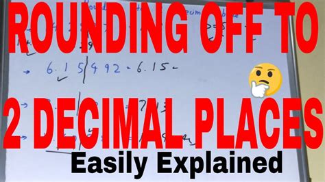 How To Round A Number To 2 Decimal Placesrounding To 2 Decimal Placesrounding Two Decimal