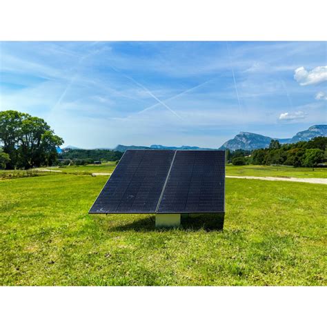 Kit Panneau Solaire Sol Ou Mural W Plug And Play